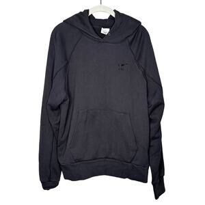 Nike Air French Terry Pullover Hoodie, Dark Grey, Size Men's Medium